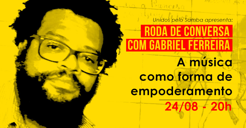 Sambistas feirenses fazem roda de conversa com Gabriel Ferreira