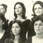 Ângela e suas professoras da UFBA, em 1973. Foto: Acervo Earte