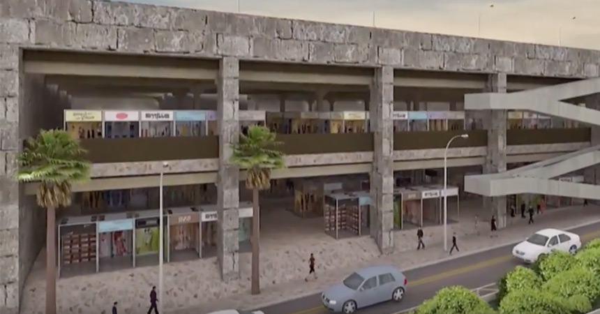 O vídeo do projeto de Centro Comercial Popular da Prefeitura de Feira