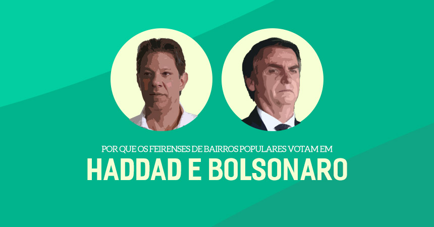 Por que os feirenses de bairros populares votam em Haddad e Bolsonaro?