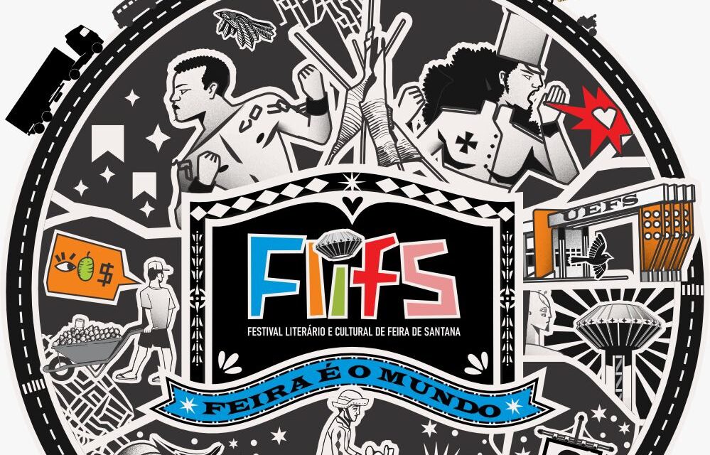 “Feira é o Mundo”: FLIFS 2026 lança identidade visual que une xilogravura e Pop Art