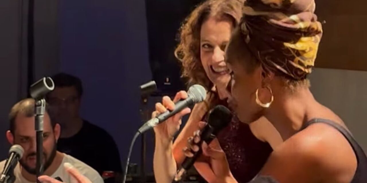 Feirense Denise Fersan participa de roda de samba com Denise Fraga em São Paulo