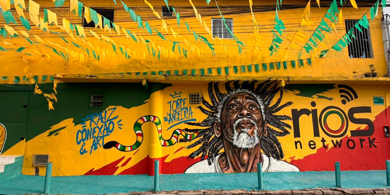 Rua Nova ganha mural em homenagem a Jorge de Angélica e reafirma vocação cultural do bairro