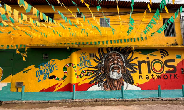 Rua Nova ganha mural em homenagem a Jorge de Angélica e reafirma vocação cultural do bairro