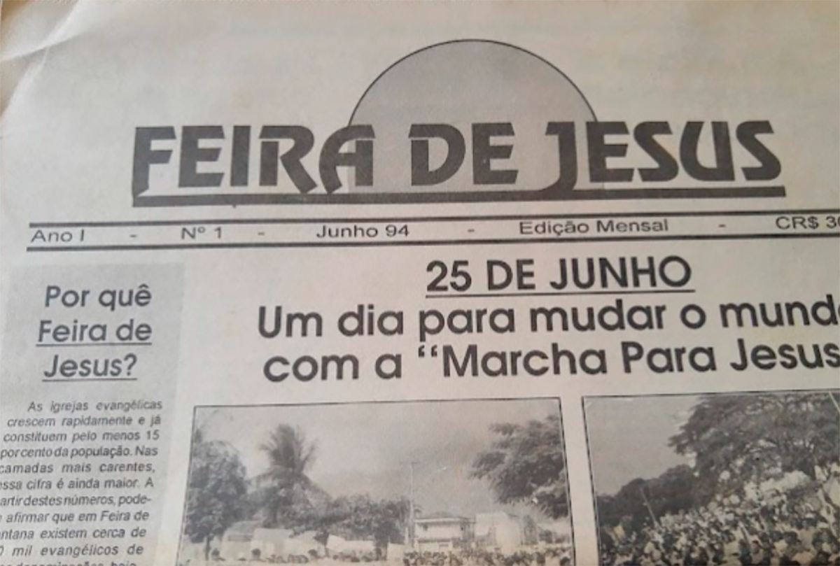 O jornal evangélico interdenominacional Feira de Jesus
