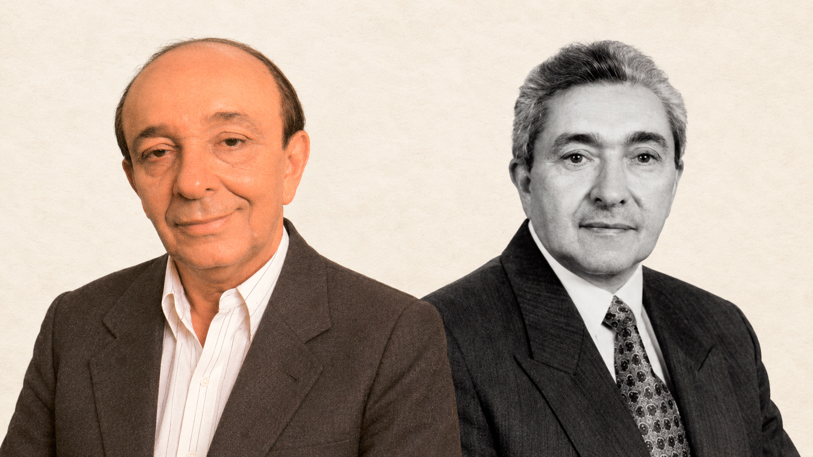 Os candidatos José Falcão e Josué Mello
