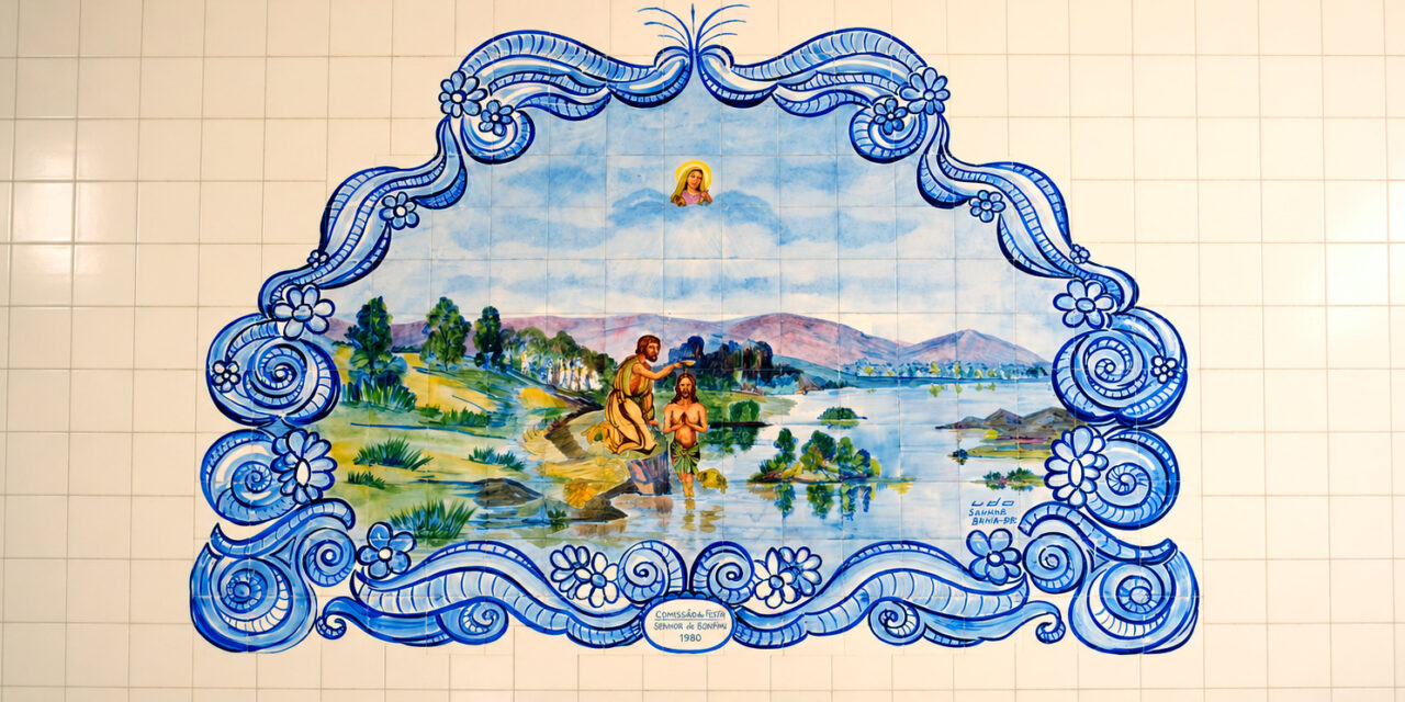 O painel de Udo Knoff em Bonfim de Feira